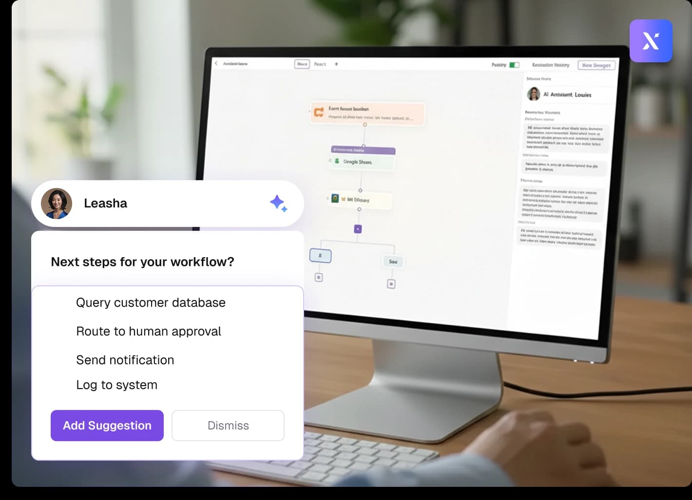 AI support dashboard