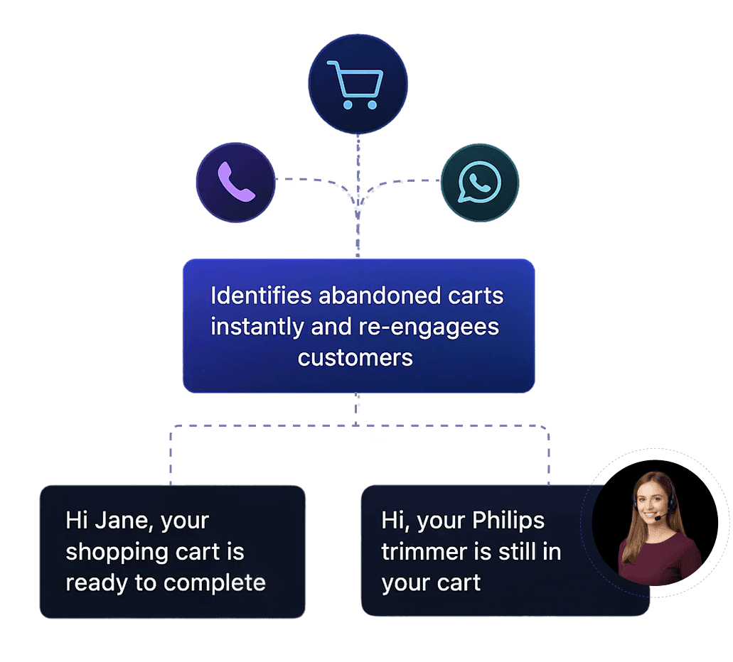 Workflow showing how the agent works